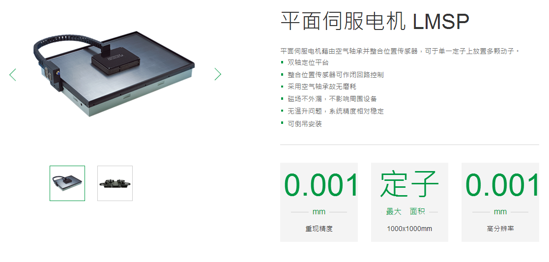 上銀平面伺服電機(jī)LMSP